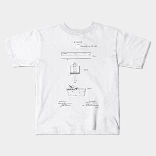 Saw Vintage Patent Hand Drawing Kids T-Shirt